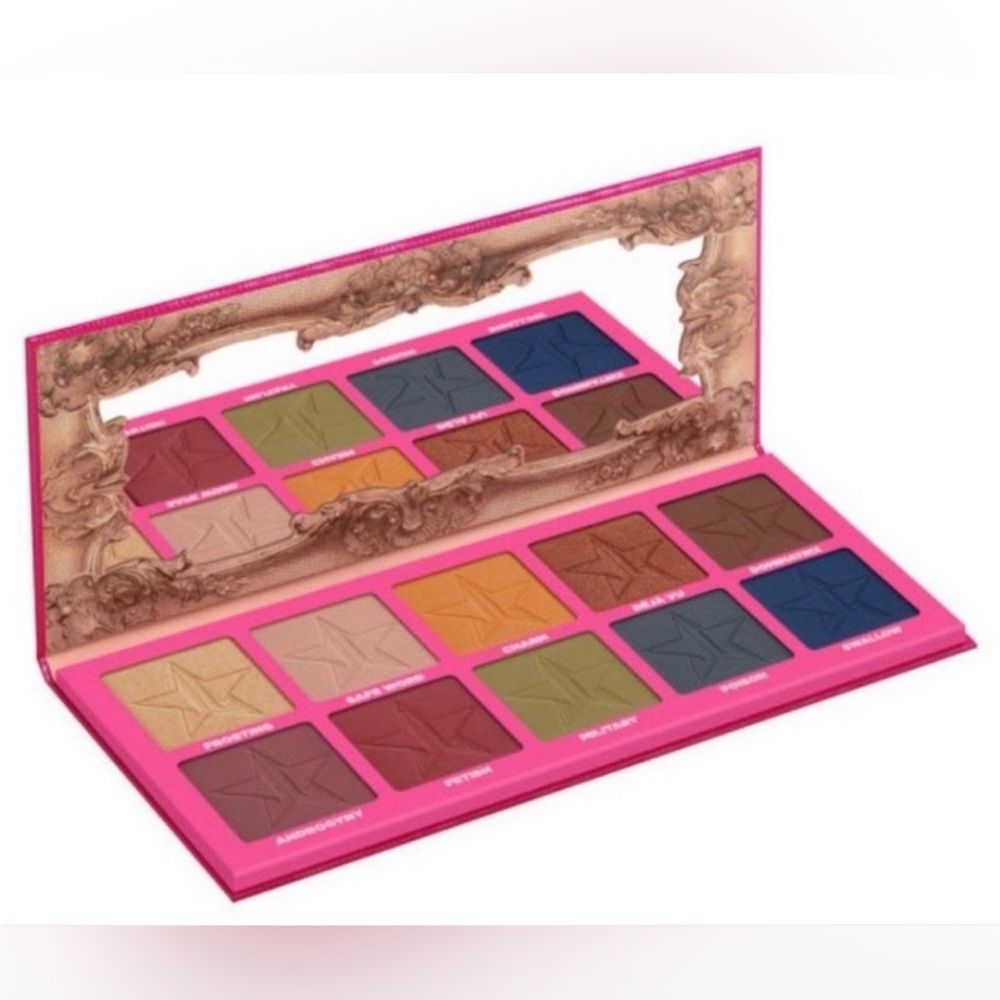 Jeffree Star Androgyny Eyeshadow Palette - Hot Pink & Dark Brown Packaging